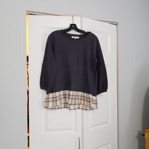 Loft mixed media top